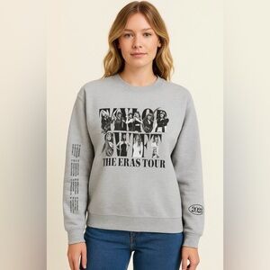 Taylor Swift "The Eras Tour" 2023 Crewneck Sweatshirt Size Medium